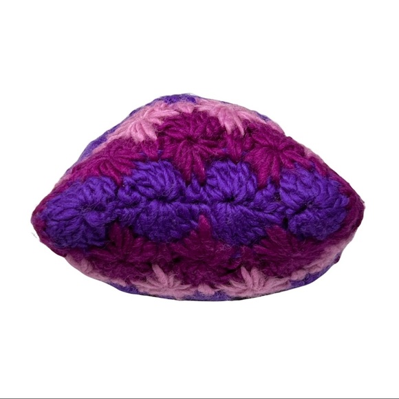 Bobbie Jerome Vintage 1950's Wool Crochet Small Chain Handbag - Picture 4 of 11